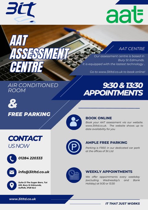 AAT Assessment Centre brochure cover