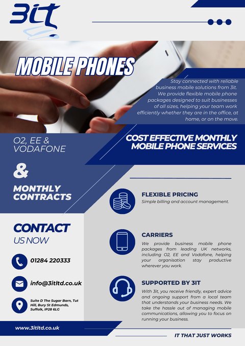 Mobile Phones brochure cover