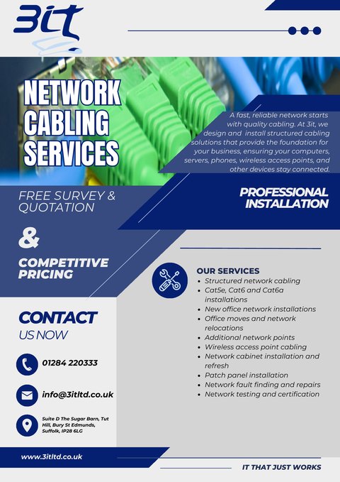 Network Cabling brochure cover