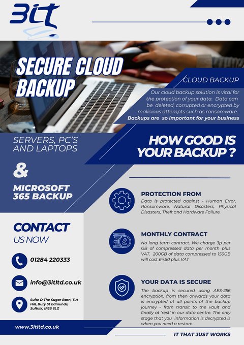 Secure Backup brochure cover