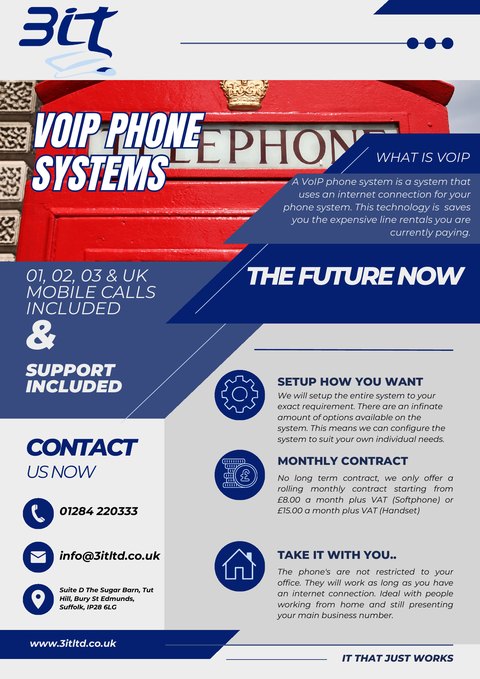 VoIP Phone Systems brochure cover